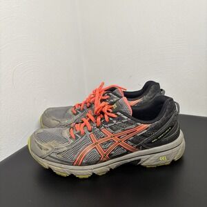 Asics Gel Venture 6‎ T7G6Q Gray Black Running Shoes Sneakers Womens Size 10.5